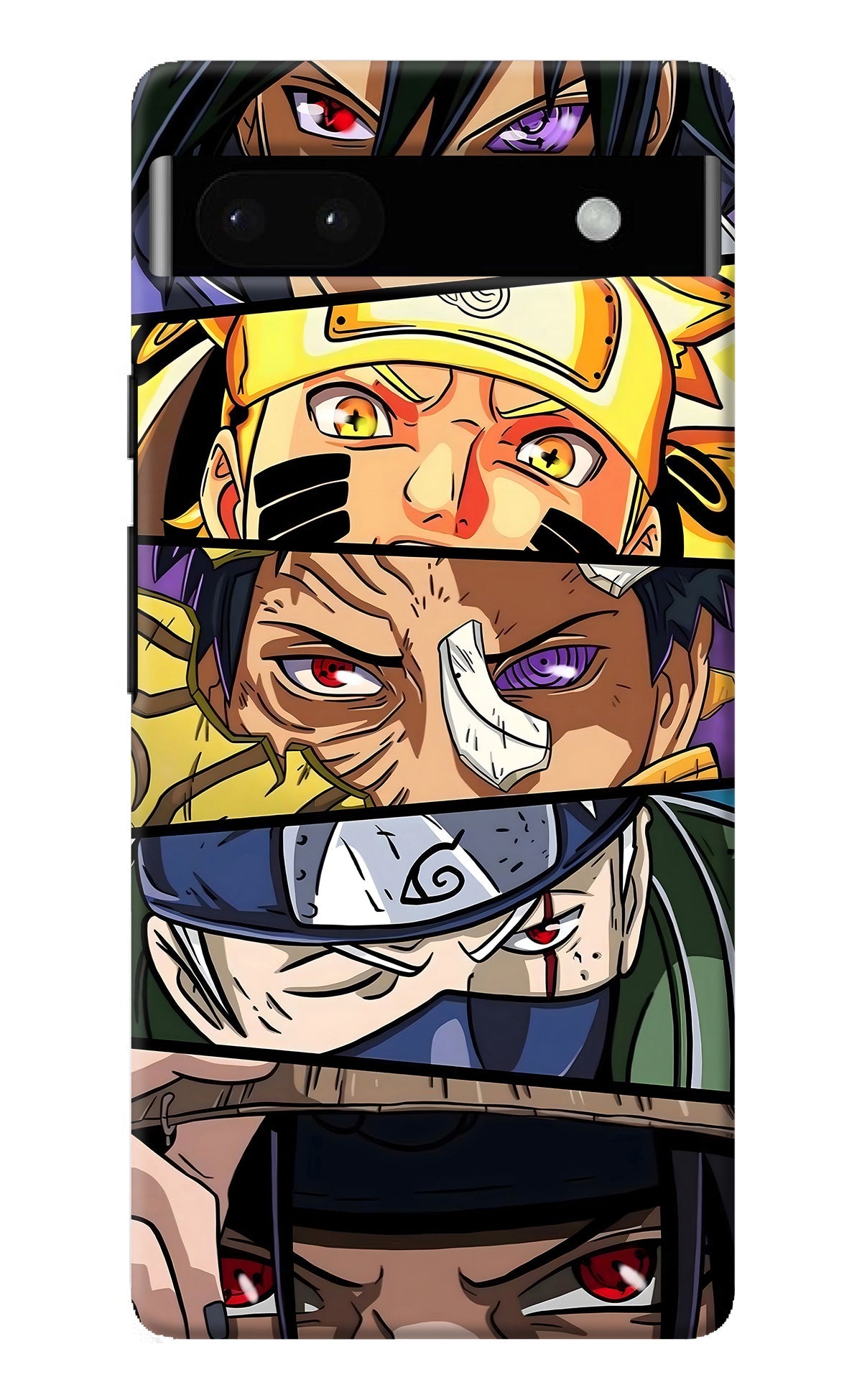 Naruto Character Google Pixel 6A Back Cover