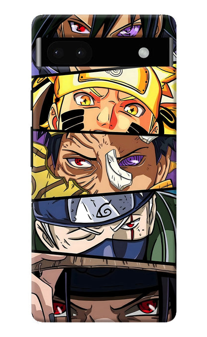 Naruto Character Google Pixel 6A Back Cover