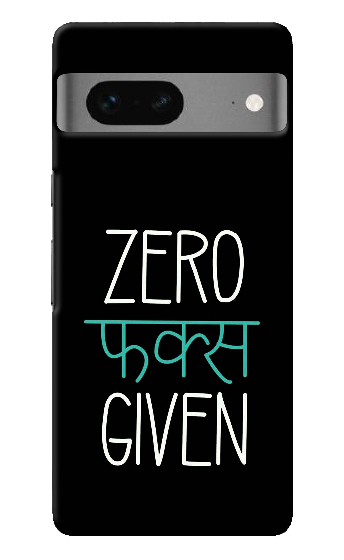 Zero Fucks Given Google Pixel 7 Back Cover