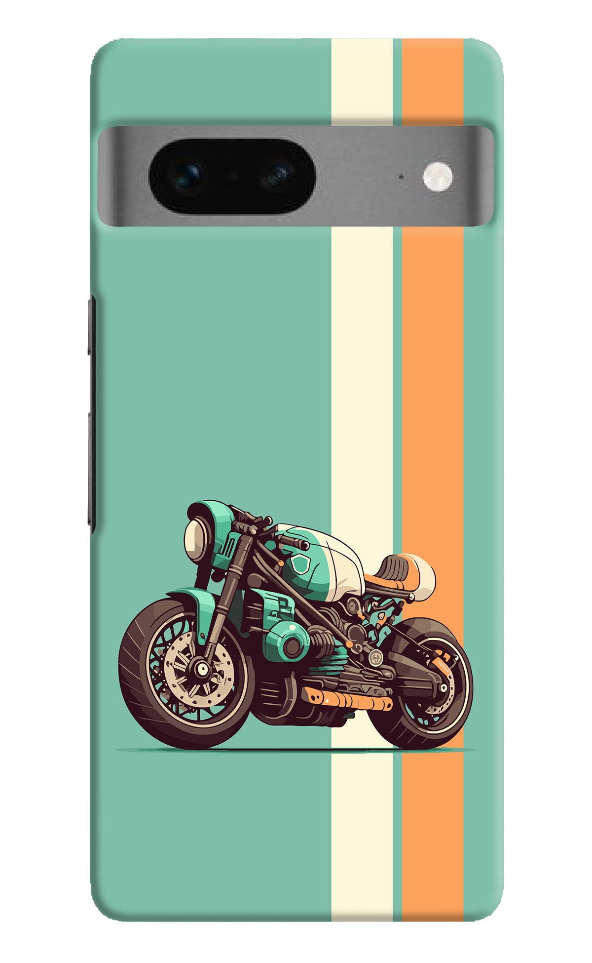 Striped Moto Drift Google Pixel 7 Back Cover