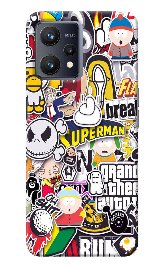 Sticker Bomb Realme 9 4G Back Cover