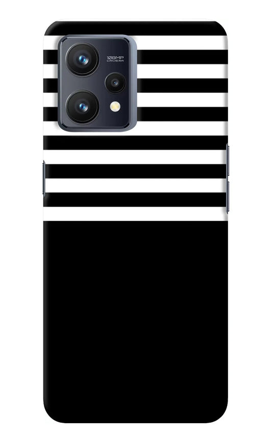 Black and White Print Realme 9 4G Back Cover