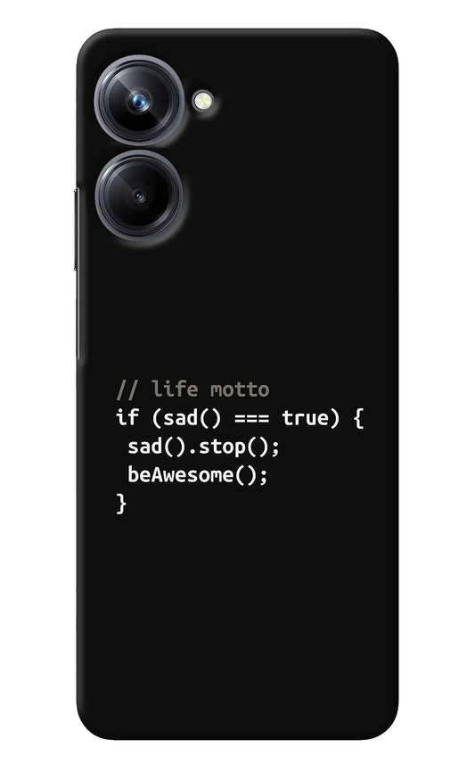 Life Motto Code Realme 10 Pro 5G Back Cover