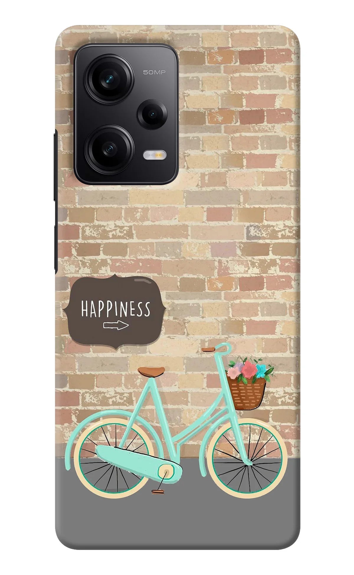 Happiness Artwork Redmi Note 12 5G Back Cover
