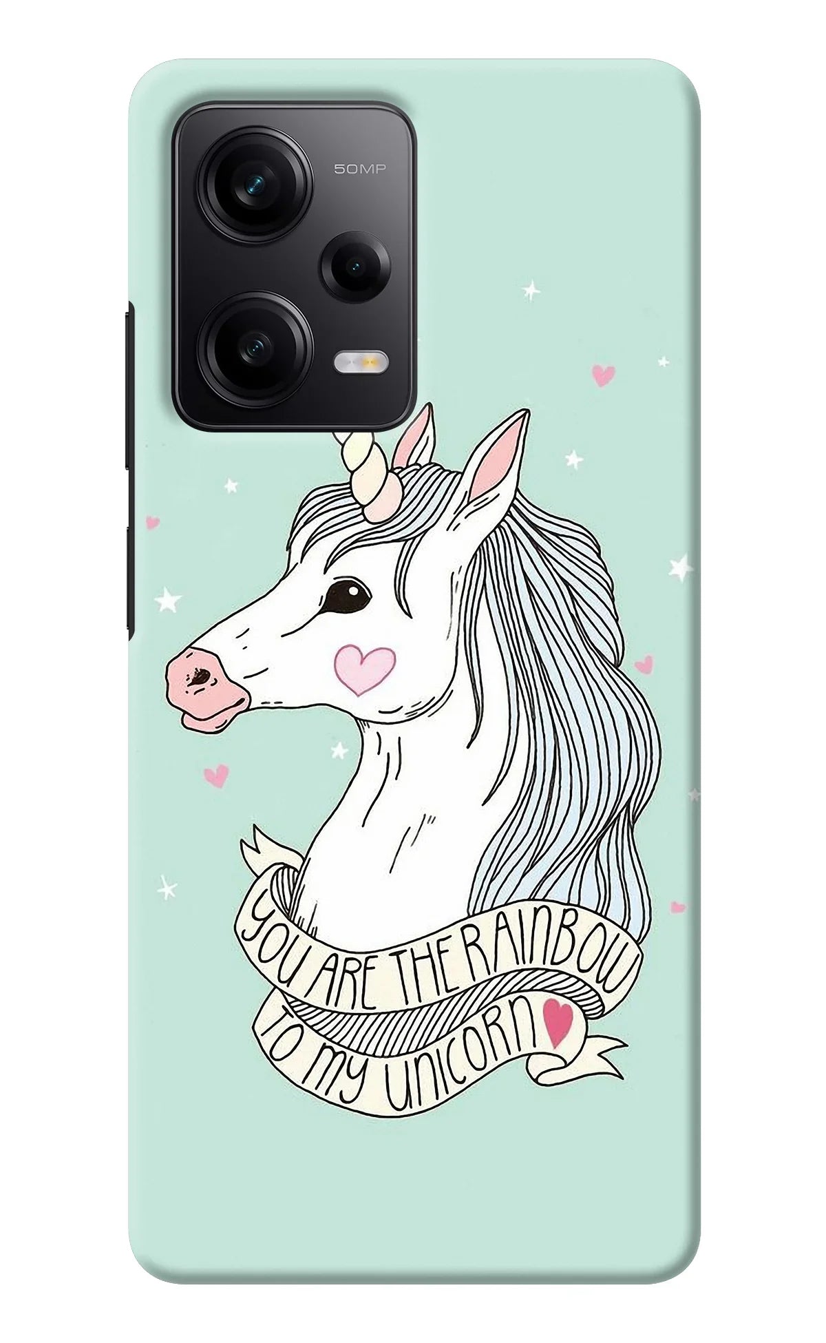 Unicorn Wallpaper Redmi Note 12 5G Back Cover