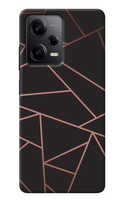 Geometric Pattern Redmi Note 12 5G Back Cover