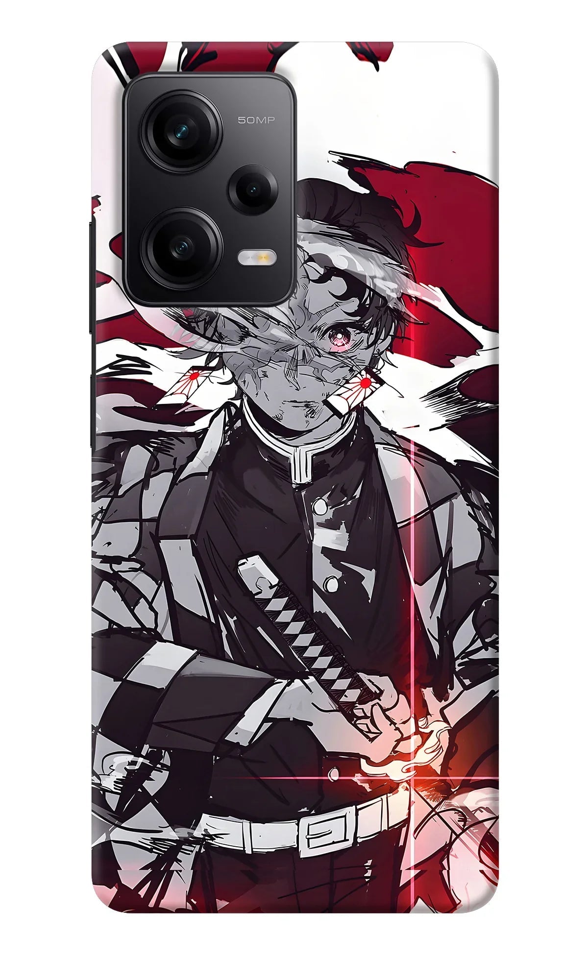 Demon Slayer Redmi Note 12 5G Back Cover