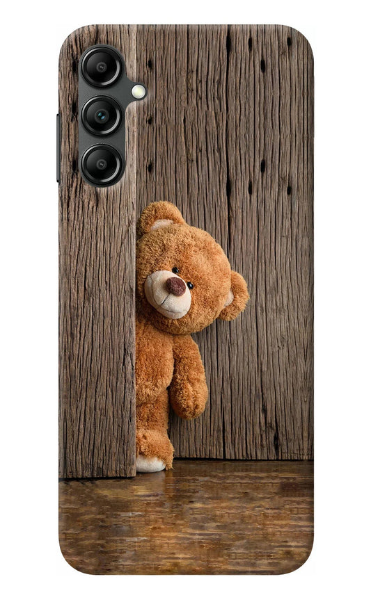 Teddy Wooden Samsung A14 5G Back Cover