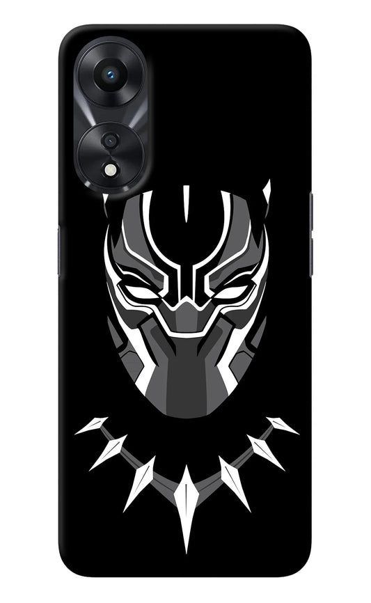 Black Panther Oppo A78 5G Back Cover