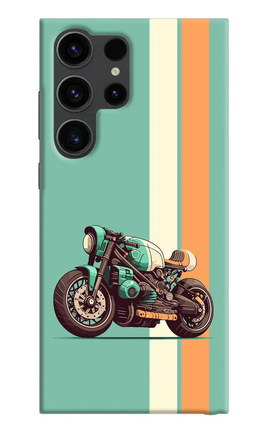 Striped Moto Drift Samsung S23 Ultra Back Cover