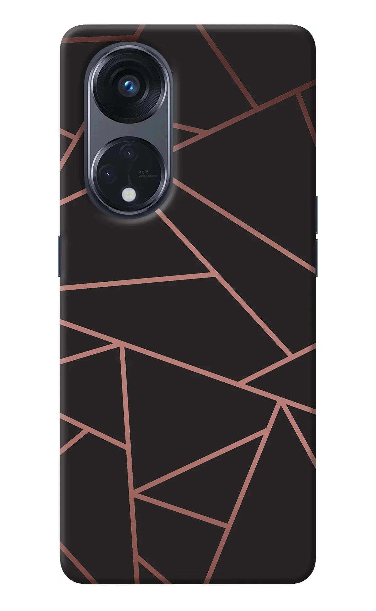 Geometric Pattern Oppo Reno8 T 5G Back Cover