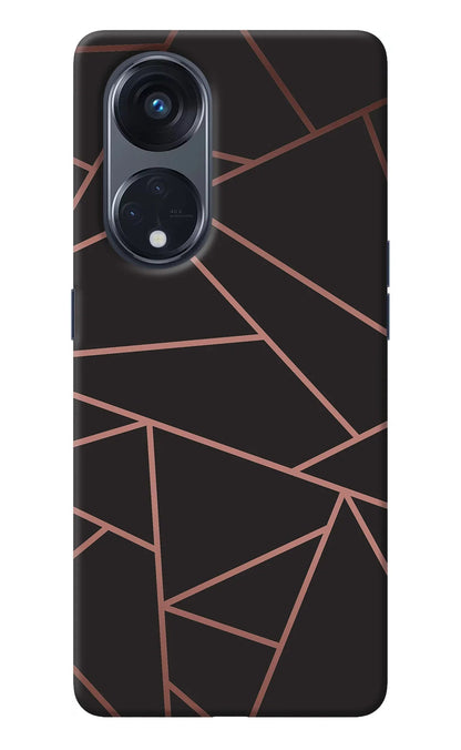 Geometric Pattern Oppo Reno8 T 5G Back Cover