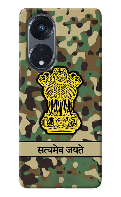 Satyamev Jayate Army Oppo Reno8 T 5G Back Cover