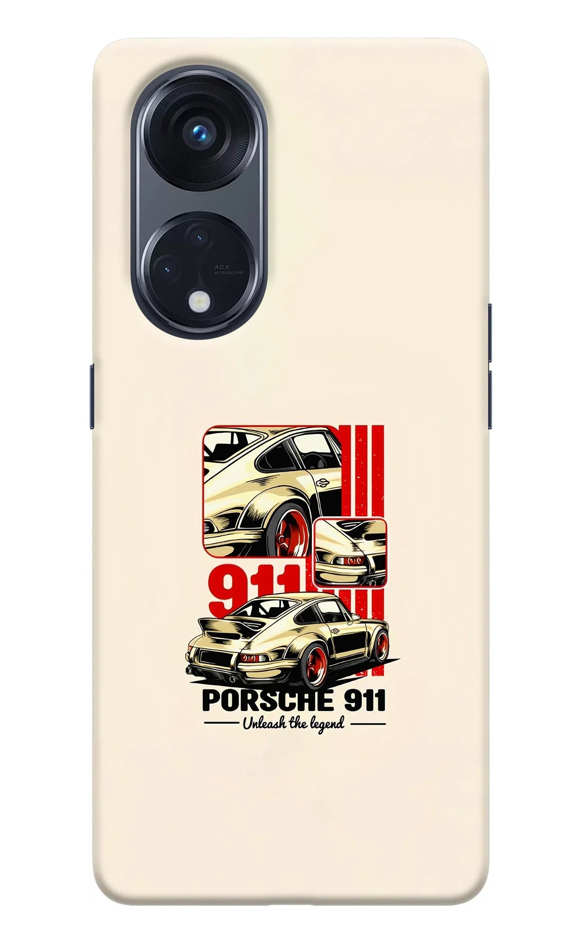 Classic Porsche 911 Oppo Reno8 T 5G Back Cover