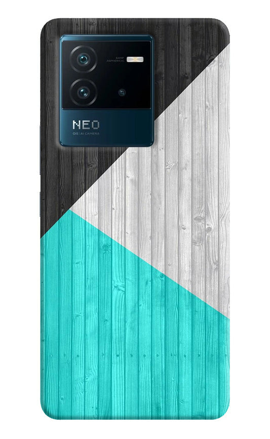 Wooden Abstract IQOO Neo 6 5G Back Cover