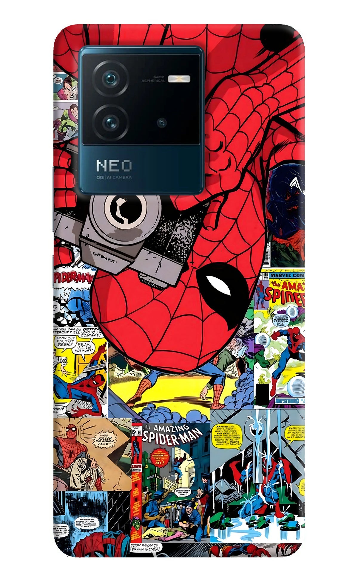 Spider Man IQOO Neo 6 5G Back Cover