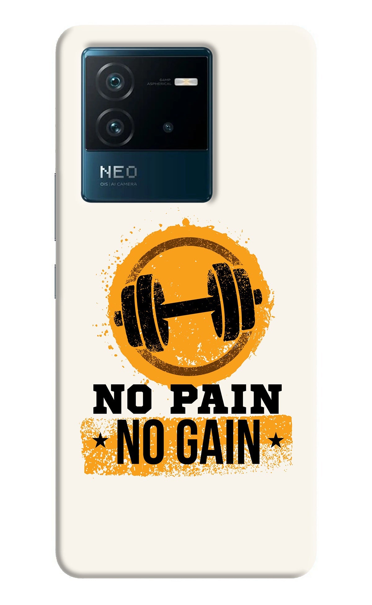 No Pain No Gain IQOO Neo 6 5G Back Cover