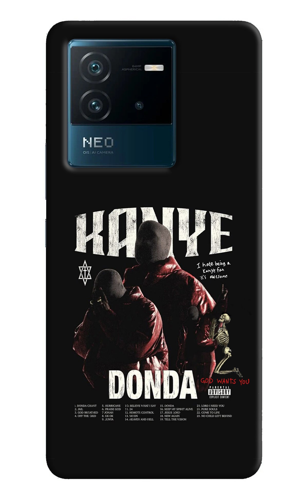 Donda Kanye West IQOO Neo 6 5G Back Cover