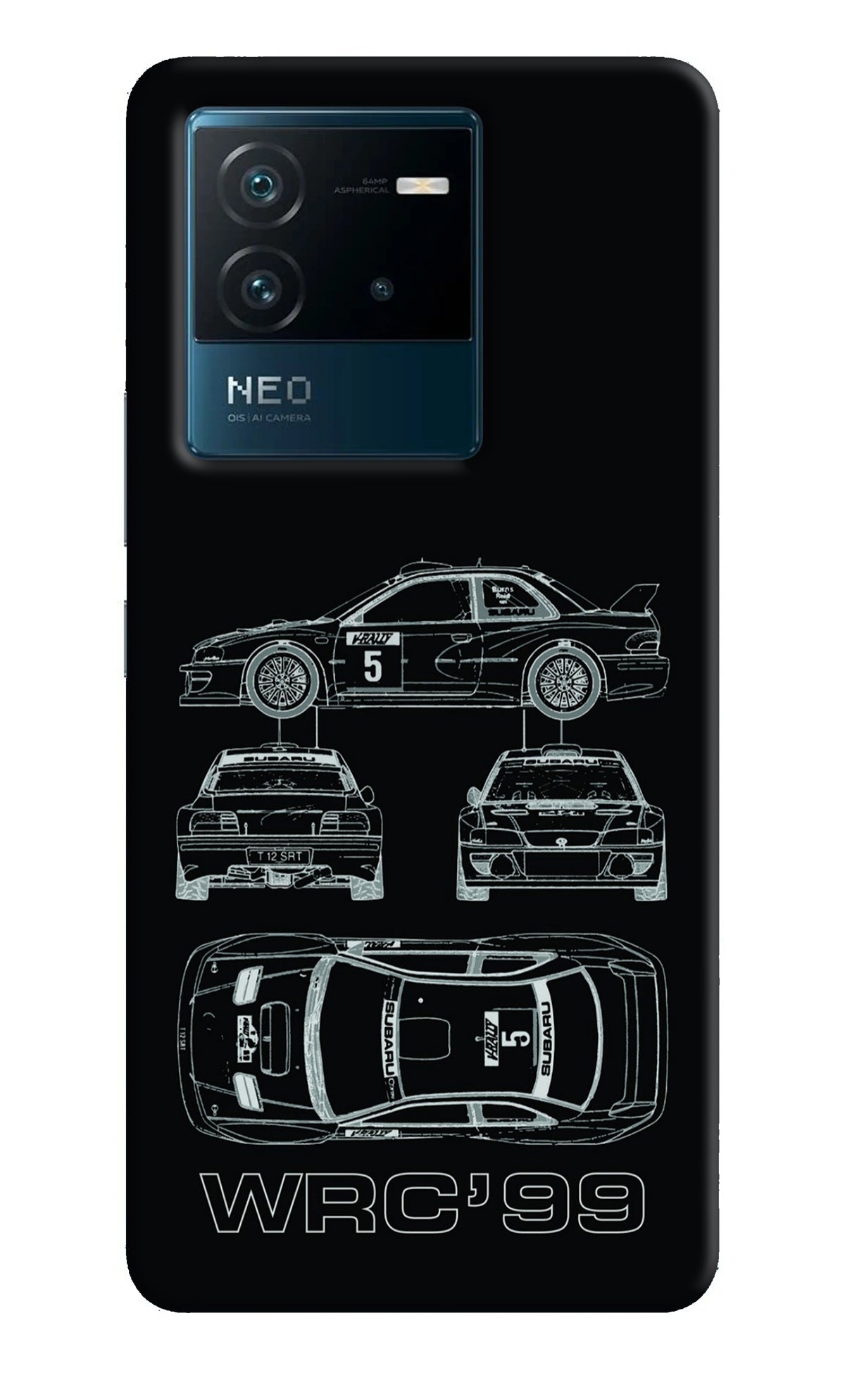 WRC'99 IQOO Neo 6 5G Back Cover