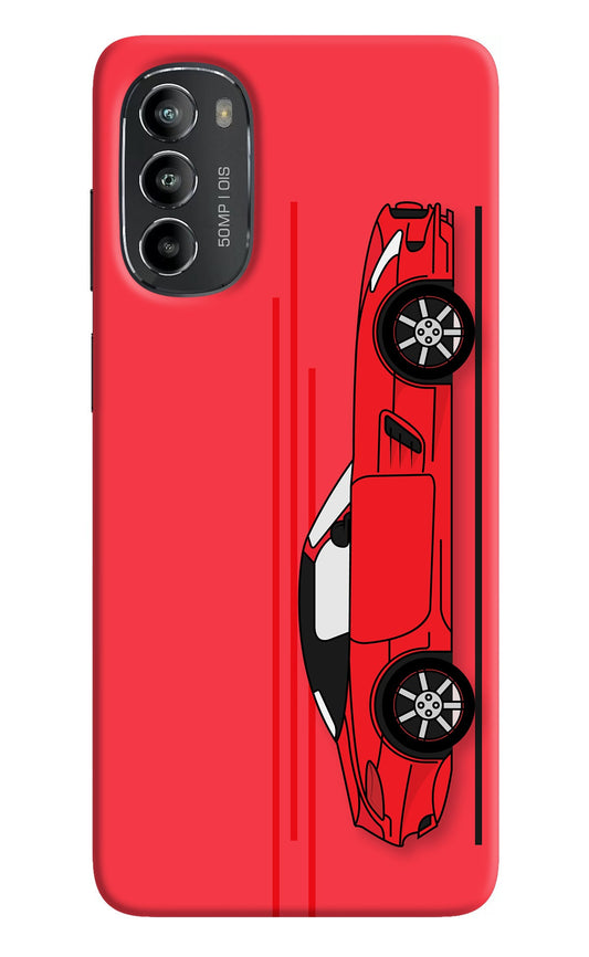 Red Velocity Moto G82 5G Back Cover