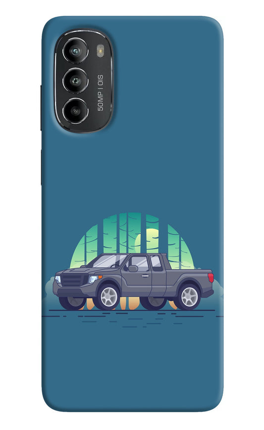 Retro Garage Vibe Moto G82 5G Back Cover