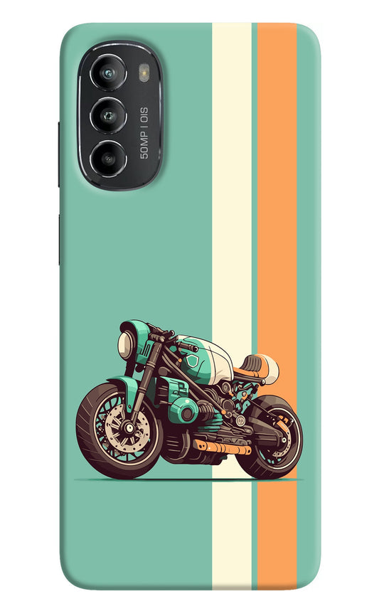 Striped Moto Drift Moto G82 5G Back Cover