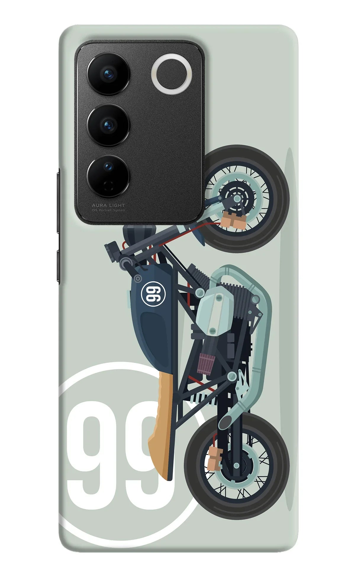 Classic Cafe Racer 99 Vivo V27/V27 Pro Back Cover