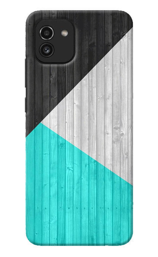 Wooden Abstract Samsung A03 Back Cover