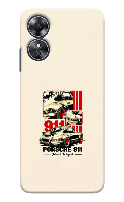 Classic Porsche 911 Oppo A17 Back Cover