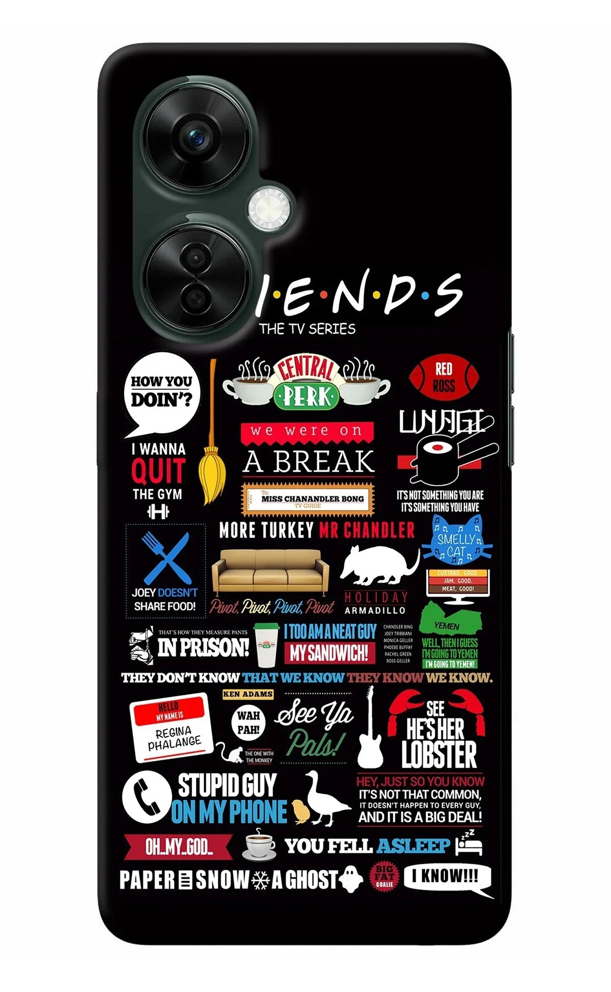 FRIENDS OnePlus Nord CE 3 Lite 5G Back Cover