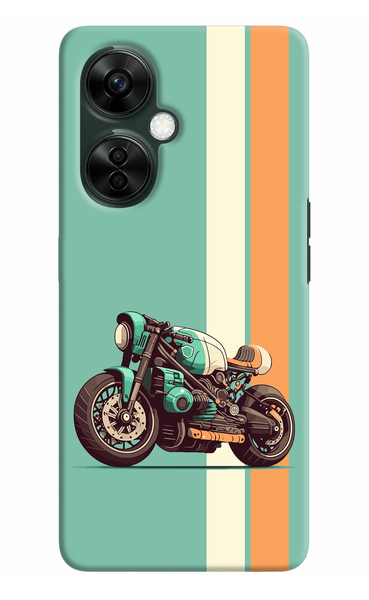Striped Moto Drift OnePlus Nord CE 3 Lite 5G Back Cover