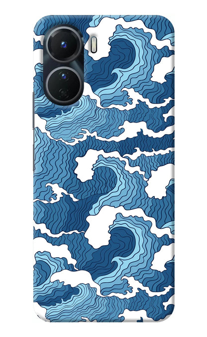 Blue Waves Vivo Y56 5G Back Cover