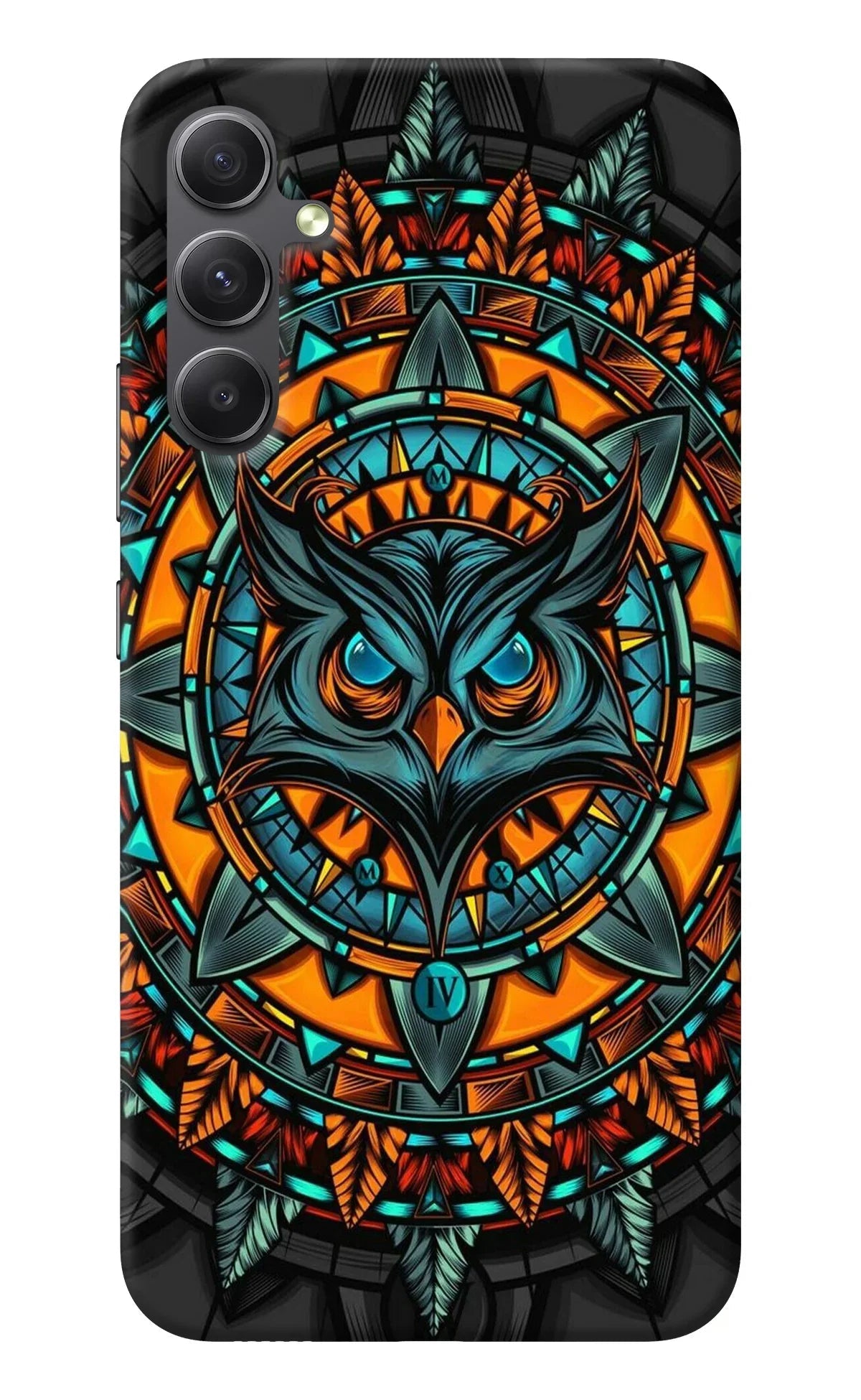 Angry Owl Art Samsung A34 5G Back Cover