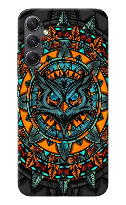 Angry Owl Art Samsung A34 5G Back Cover
