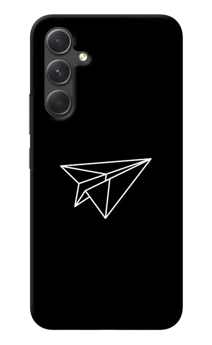 Paper Plane White Samsung A54 5G Back Cover
