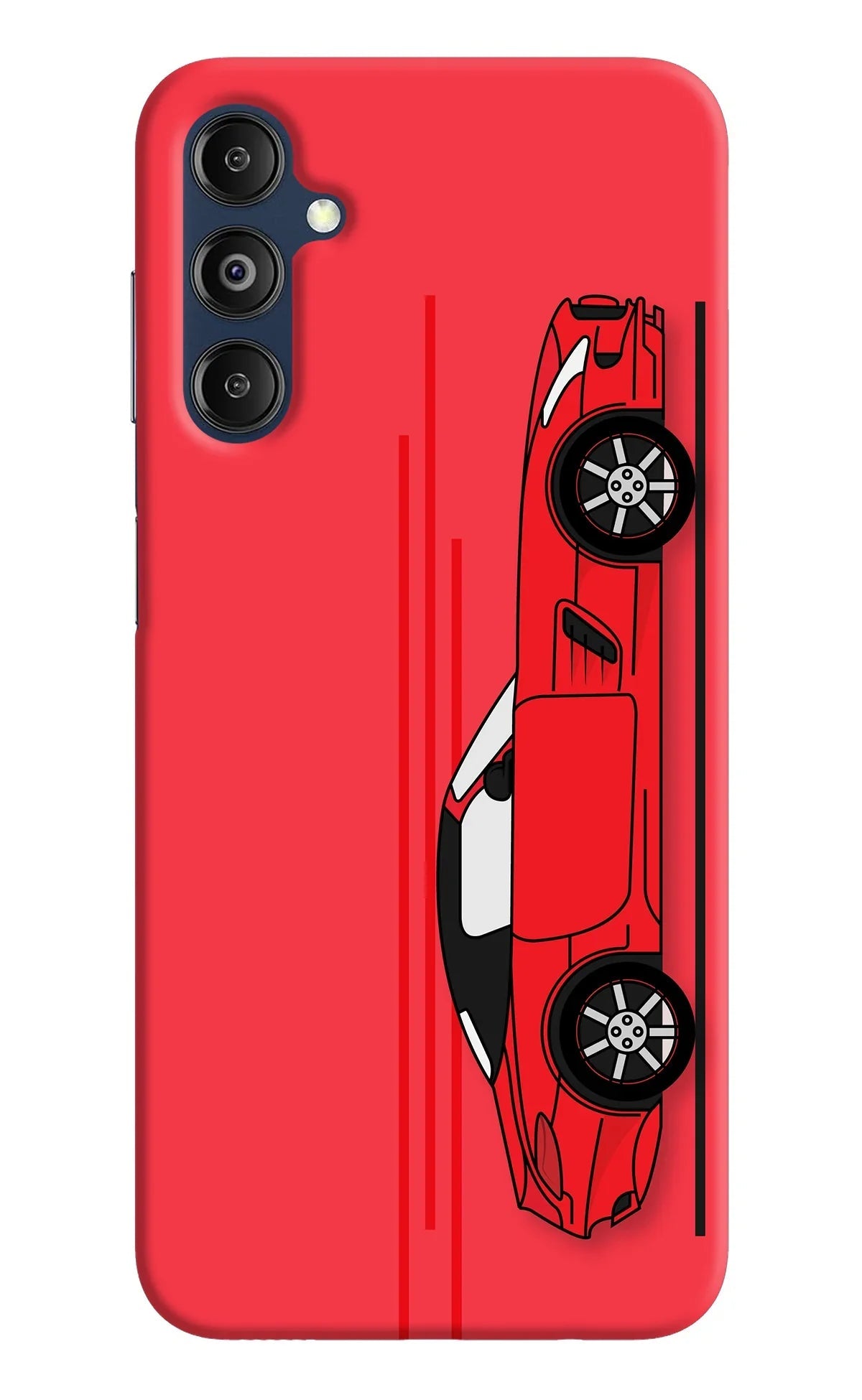Red Velocity Samsung M14 Back Cover