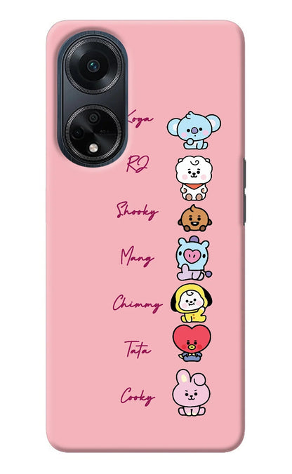 BTS names Oppo F23 Back Cover