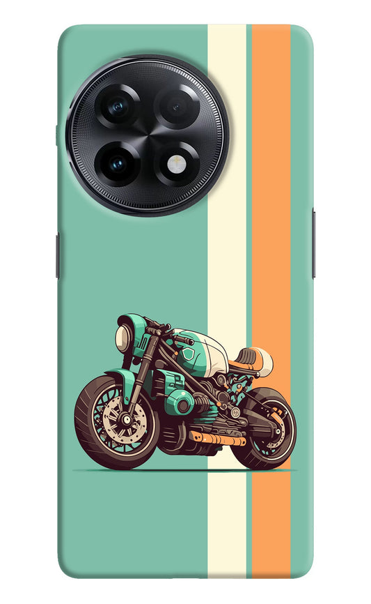 Striped Moto Drift OnePlus 11R Back Cover