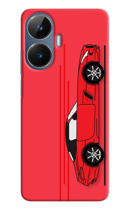 Red Velocity Realme C55/N55 Back Cover