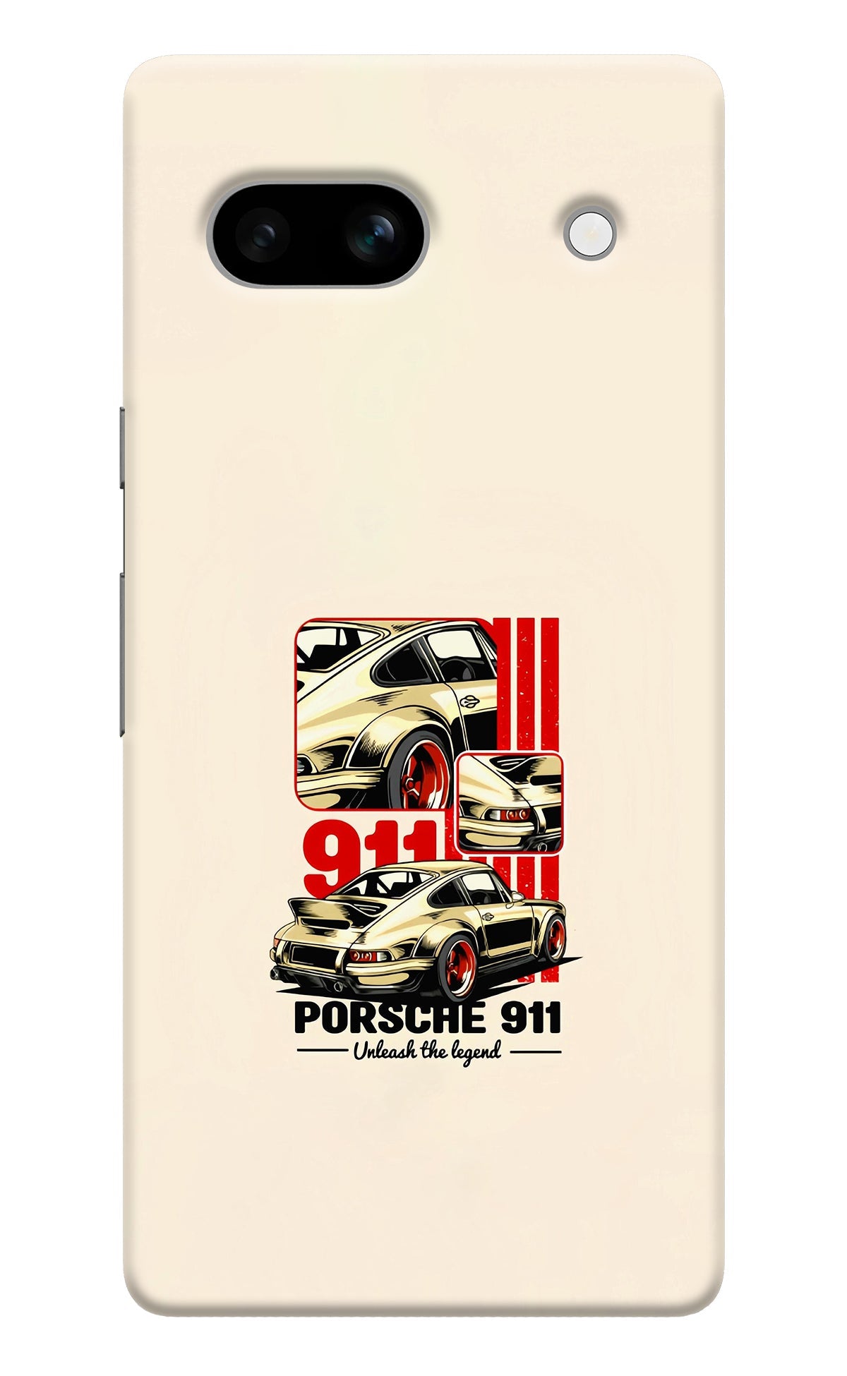 Classic Porsche 911 Google Pixel 7A Back Cover