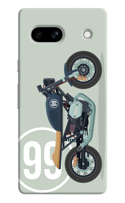 Classic Cafe Racer 99 Google Pixel 7A Back Cover