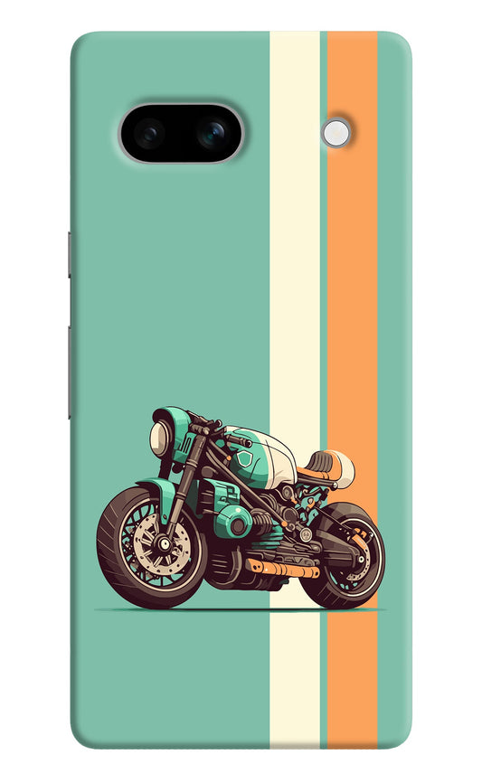 Striped Moto Drift Google Pixel 7A Back Cover