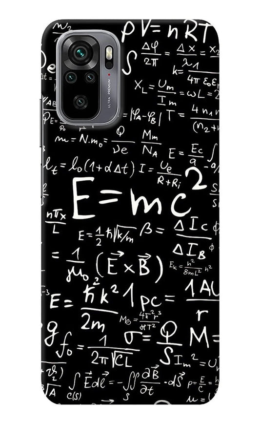Physics Formula Redmi Note 11 SE Back Cover