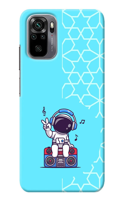 Cute Astronaut Chilling Redmi Note 11 SE Back Cover