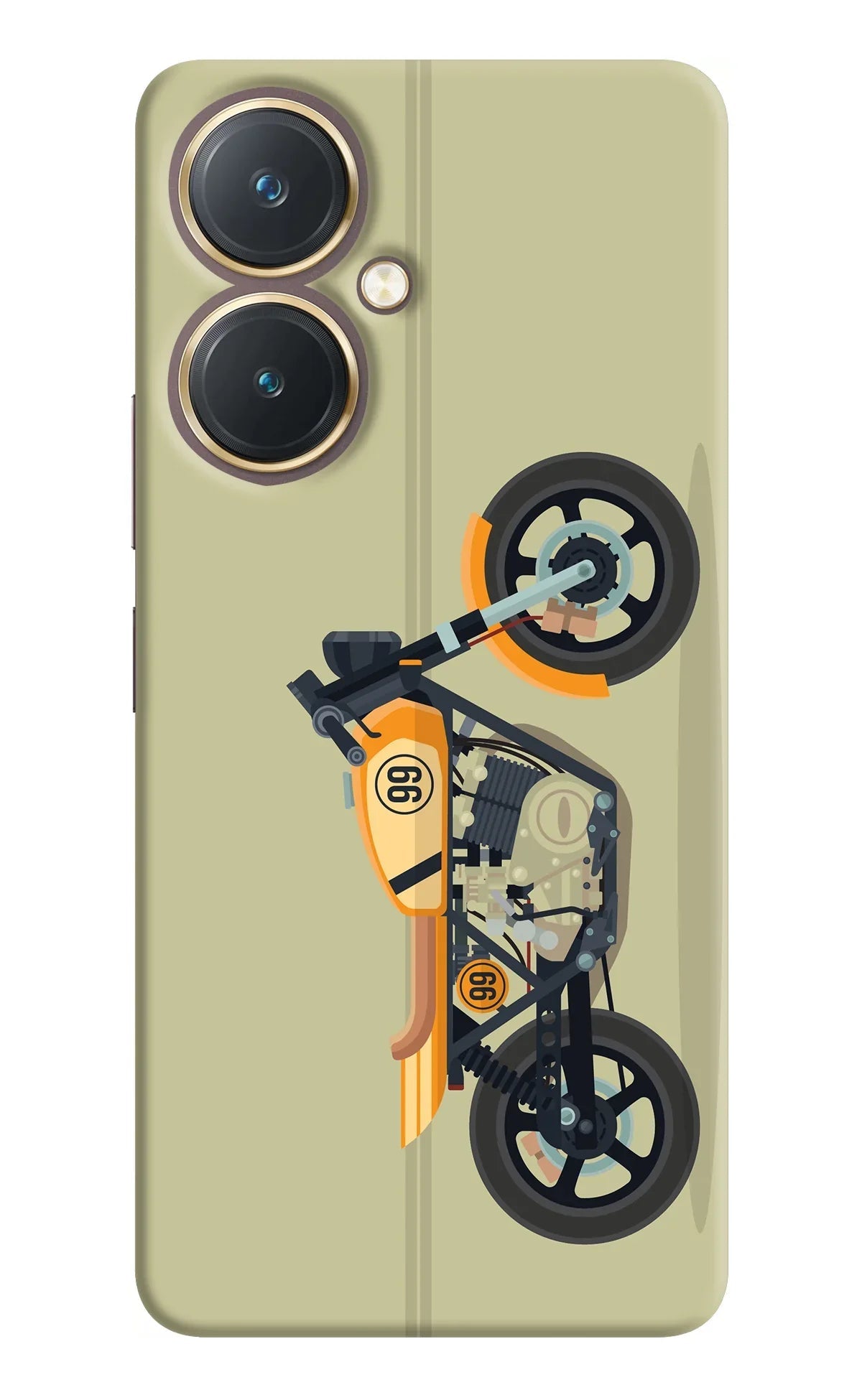 Vertical Speedster Vivo Y27 Back Cover
