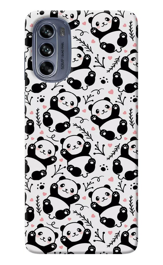 Cute Panda Moto G62 5G Back Cover