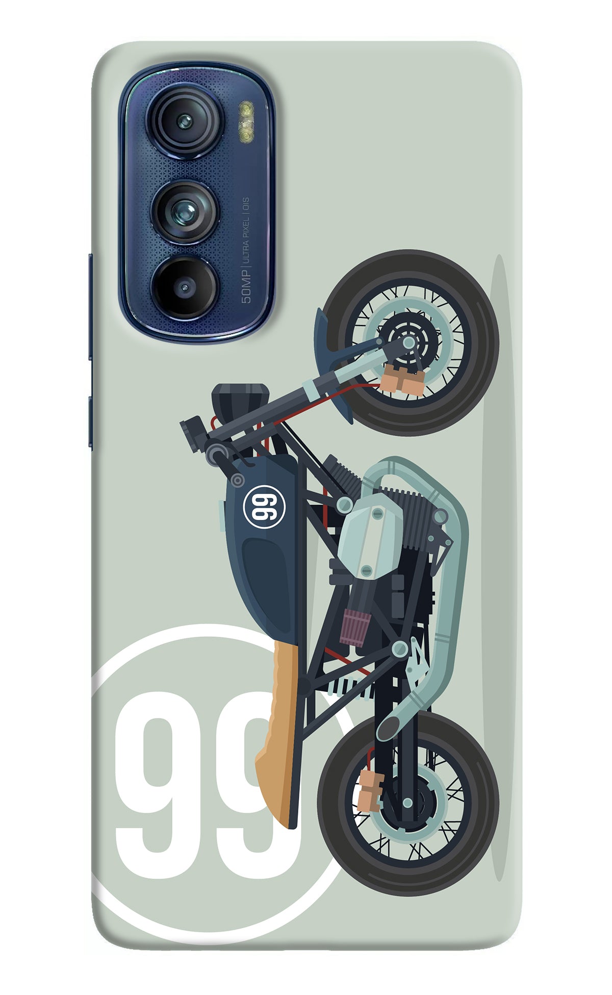 Classic Cafe Racer 99 Moto Edge 30 Back Cover