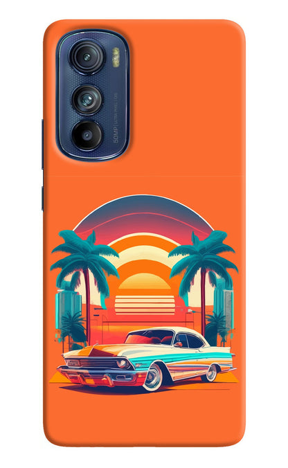 Palm Drive 80s Moto Edge 30 Back Cover