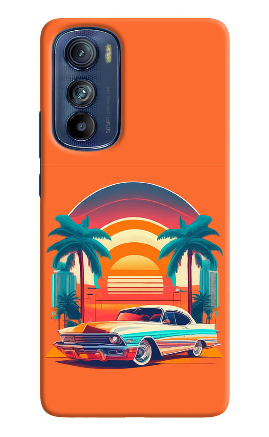 Palm Drive 80s Moto Edge 30 Back Cover