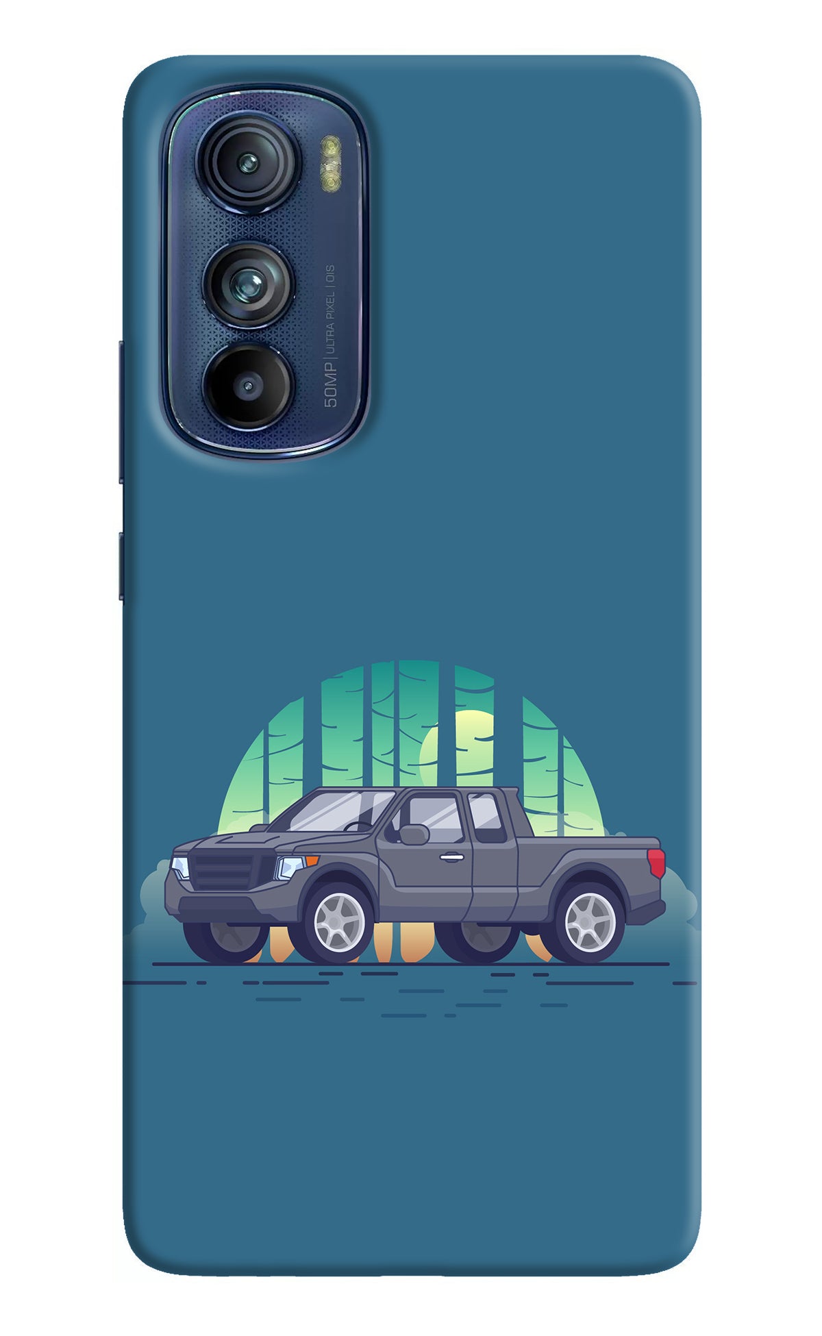 Retro Garage Vibe Moto Edge 30 Back Cover